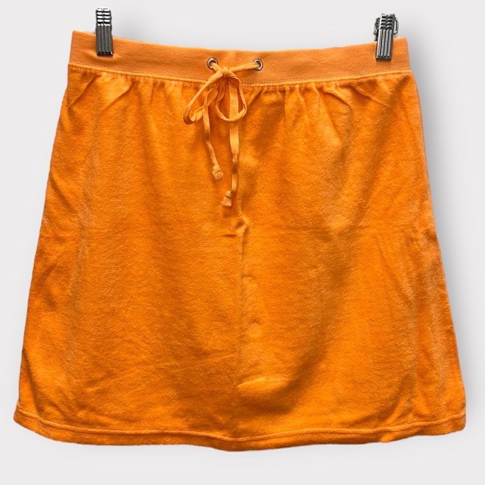 Newport News Women’s Orange Terrycloth Skirt Size Medium